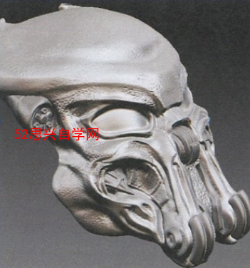 zbrush笔刷工具制作铁血战士面具之指定面具材料