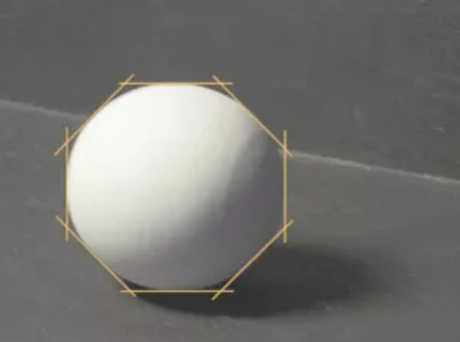 素描球体的画法教程 素描球体方法步骤图解（二十四章球体详细画法）